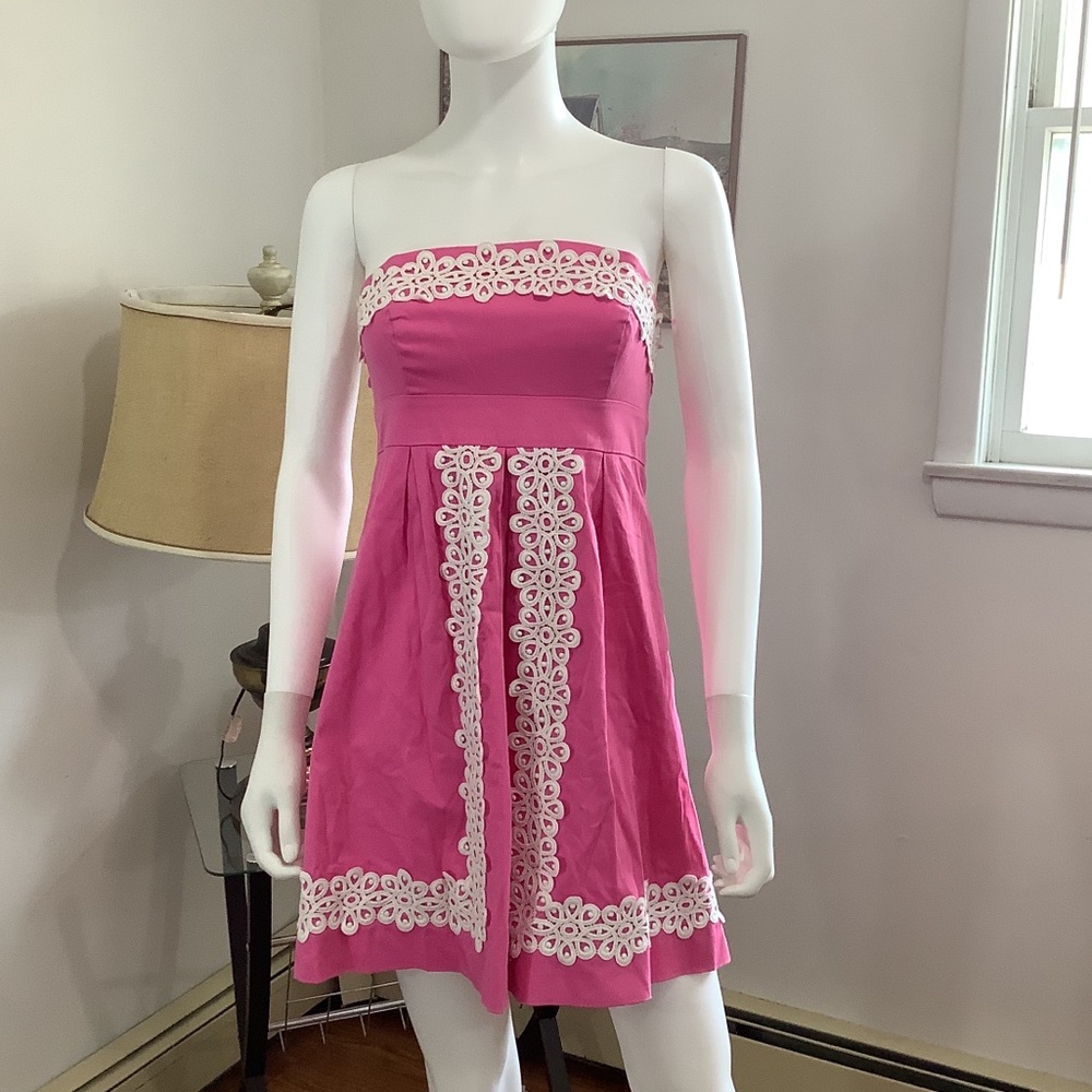 Lilly Pulitzer strapless dress